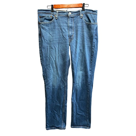 Levis 511 Slim Stretch Fit Mens 38x32 (38x30) Medium Blue Wash Denim - Picture 1 of 6